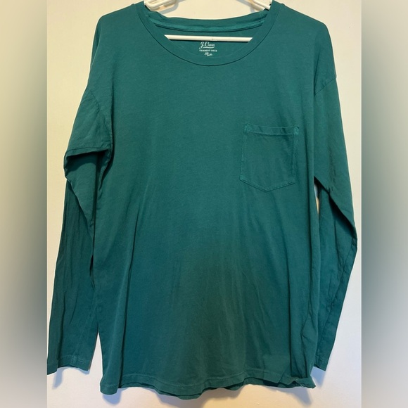 J Crew LOT OF 3 Sz L - 1 each Long Sleeve, Short Sleeve Tees and 1 Open Cardigan - Picture 4 of 13